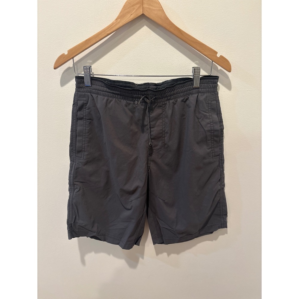 Kuhl Mens‎ Size Small Grey Cargo Shorts Elastic Waist Drawstring Outdoor